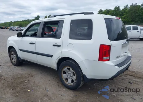 2014 Honda Pilot Lx from USA, damaged, VIN 5FNYF3H24EB004215